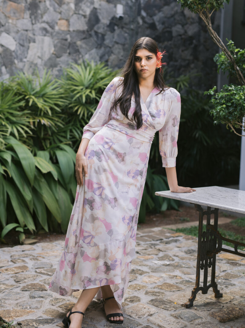 Blush Petal Maxi Frock